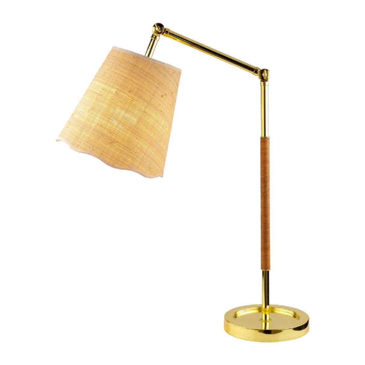 Modern European furniture - Beige Jute Adjustable Table Lamp - www.oroa.com