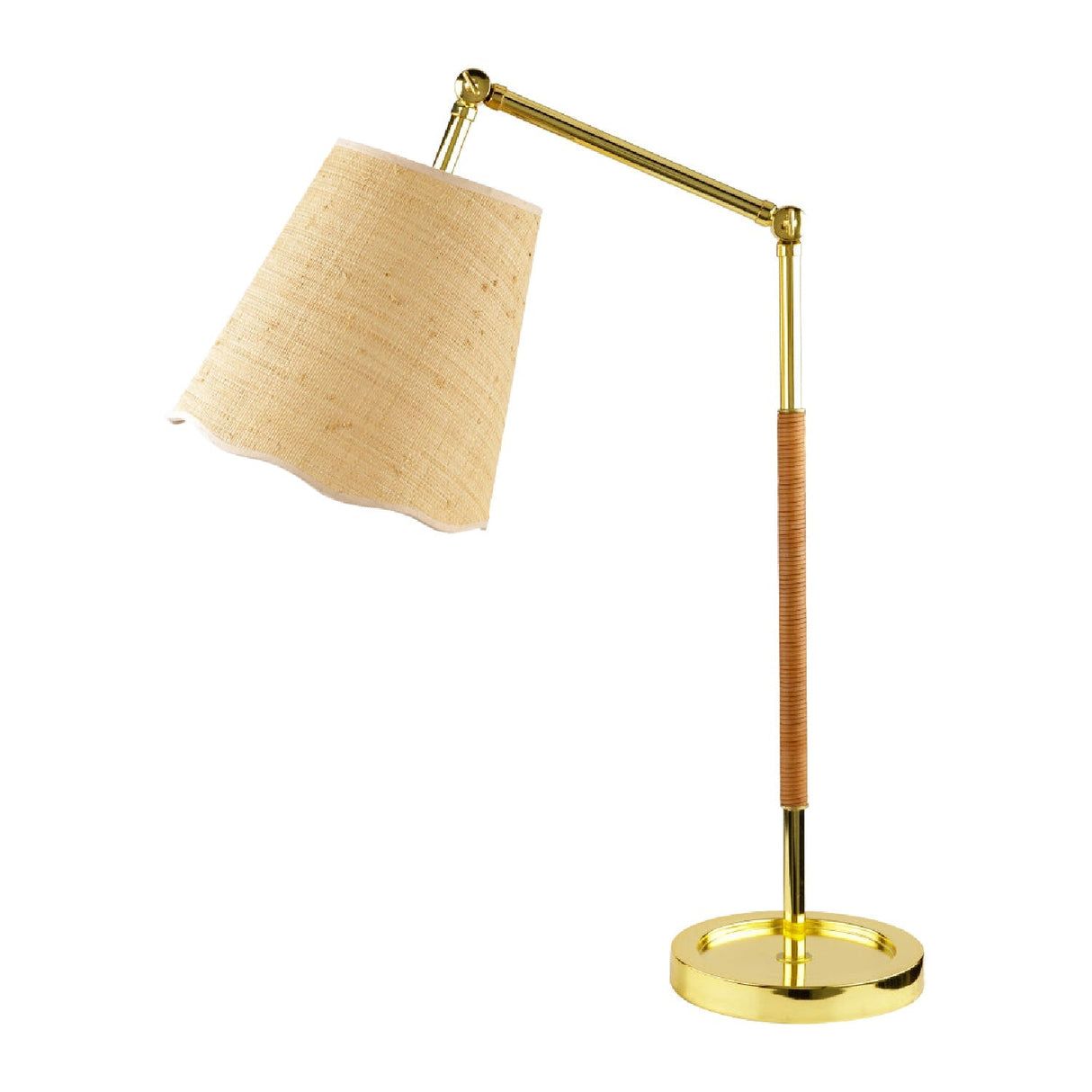 Modern European furniture - Beige Jute Adjustable Table Lamp - www.oroa.com