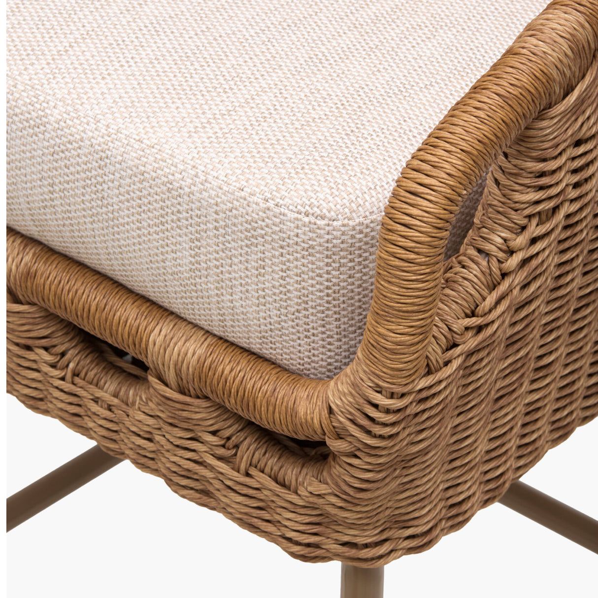 Modern European furniture - Hand-Woven Wicker Outdoor Bar Stool - www.oroa.com