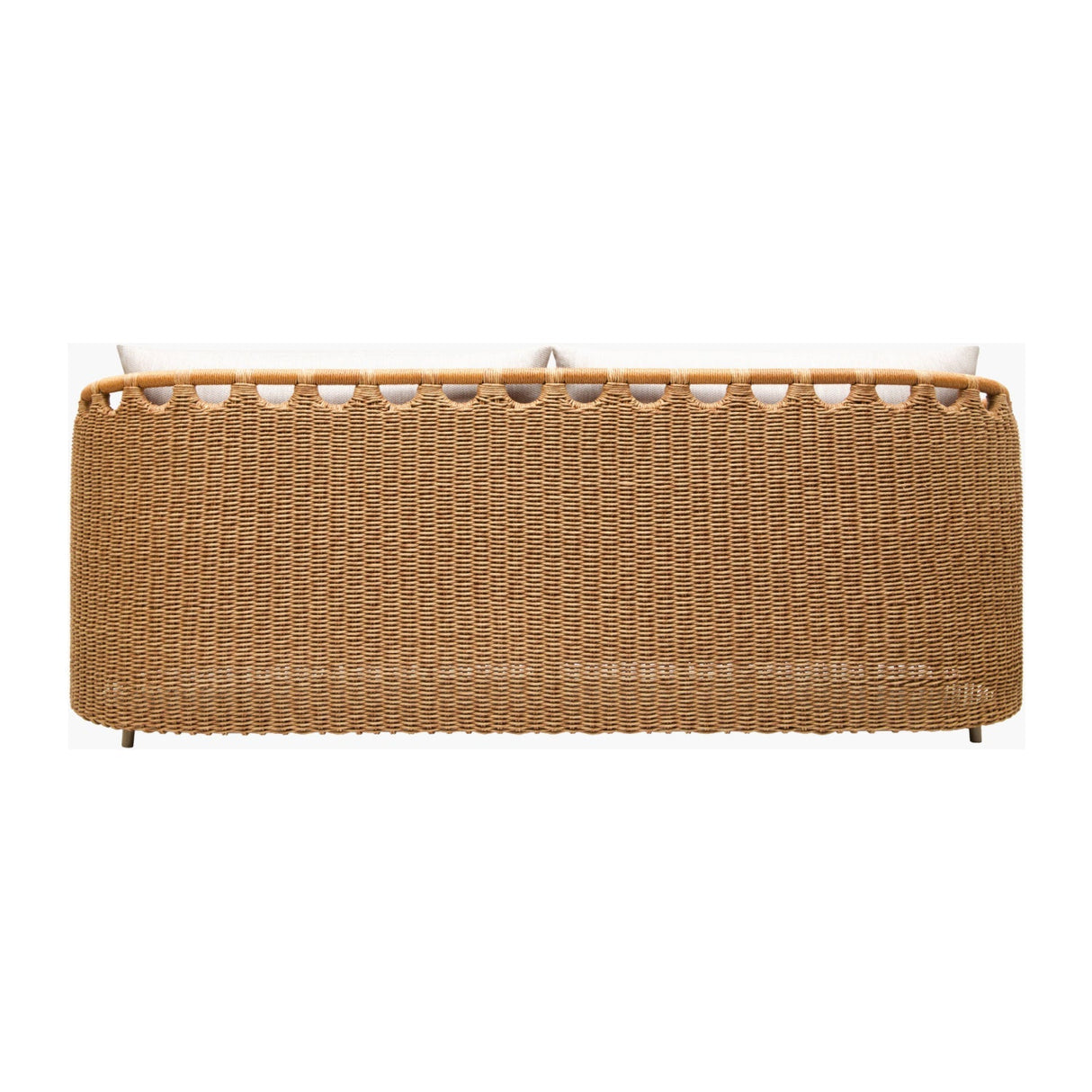 Modern European furniture - Hand-Woven Wicker Outdoor Sofa - www.oroa.com