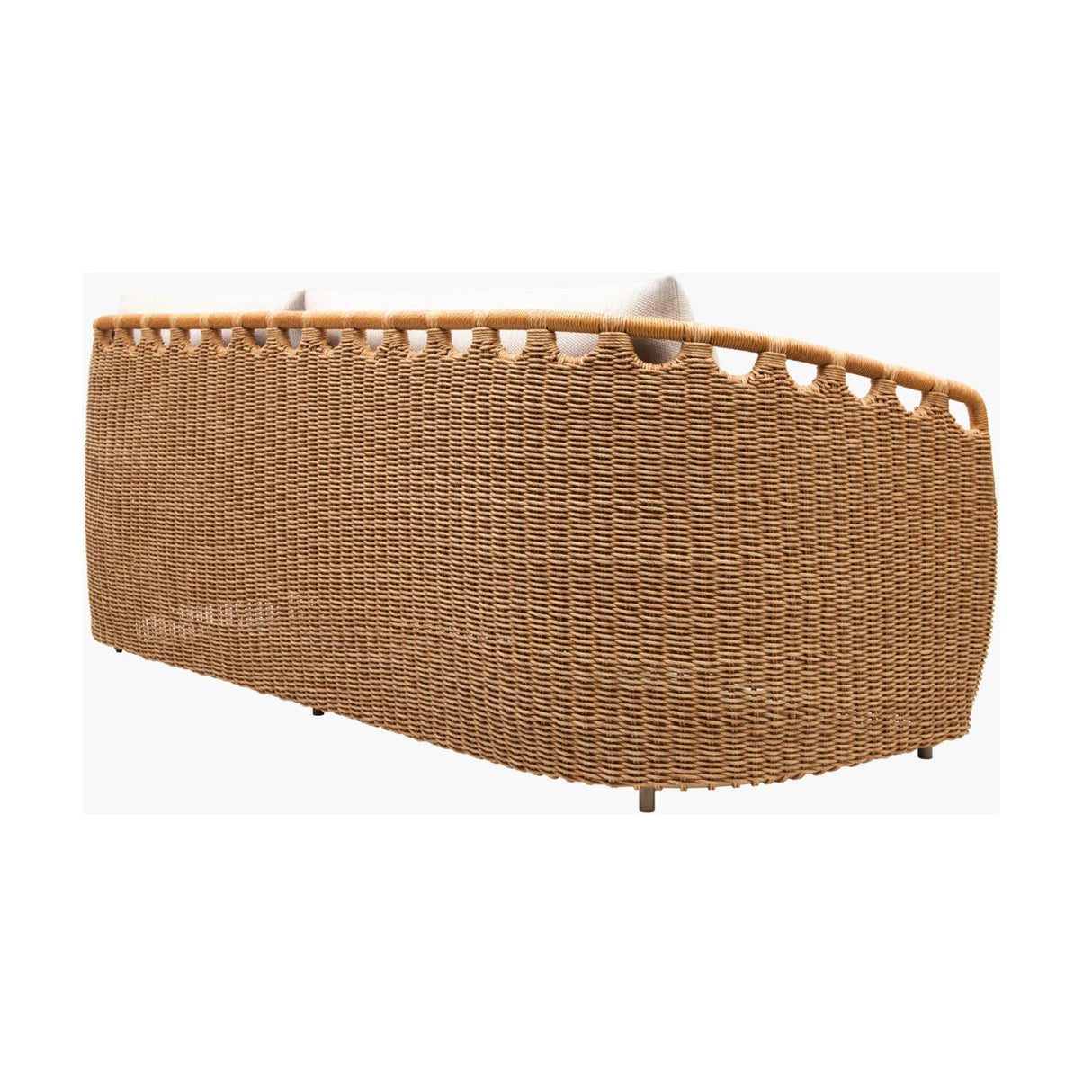 Modern European furniture - Hand-Woven Wicker Outdoor Sofa - www.oroa.com