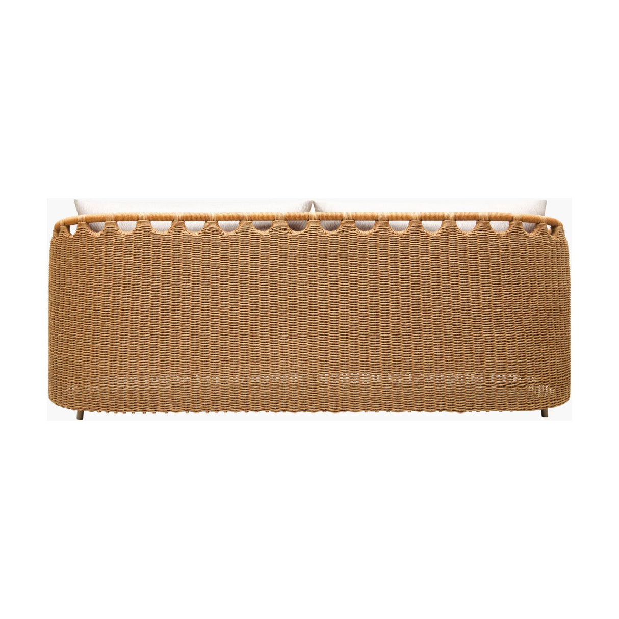 Modern European furniture - Hand-Woven Wicker Outdoor Sofa - www.oroa.com
