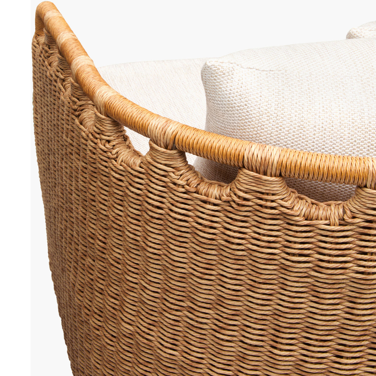 Hand-Woven Wicker Outdoor Sofa | Oroa.com