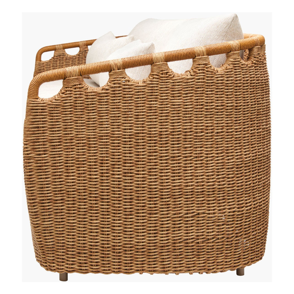 Modern European furniture - Hand-Woven Wicker Outdoor Sofa - www.oroa.com