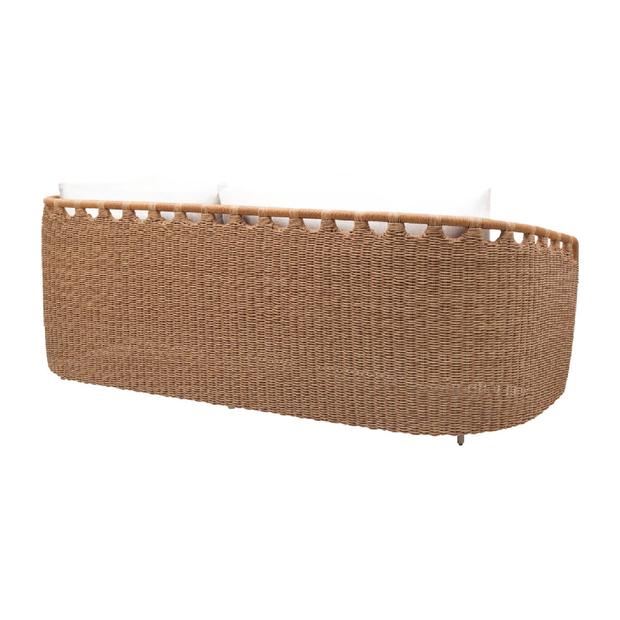 Modern European furniture - Hand-Woven Wicker Outdoor Sectional Sofa - www.oroa.com
