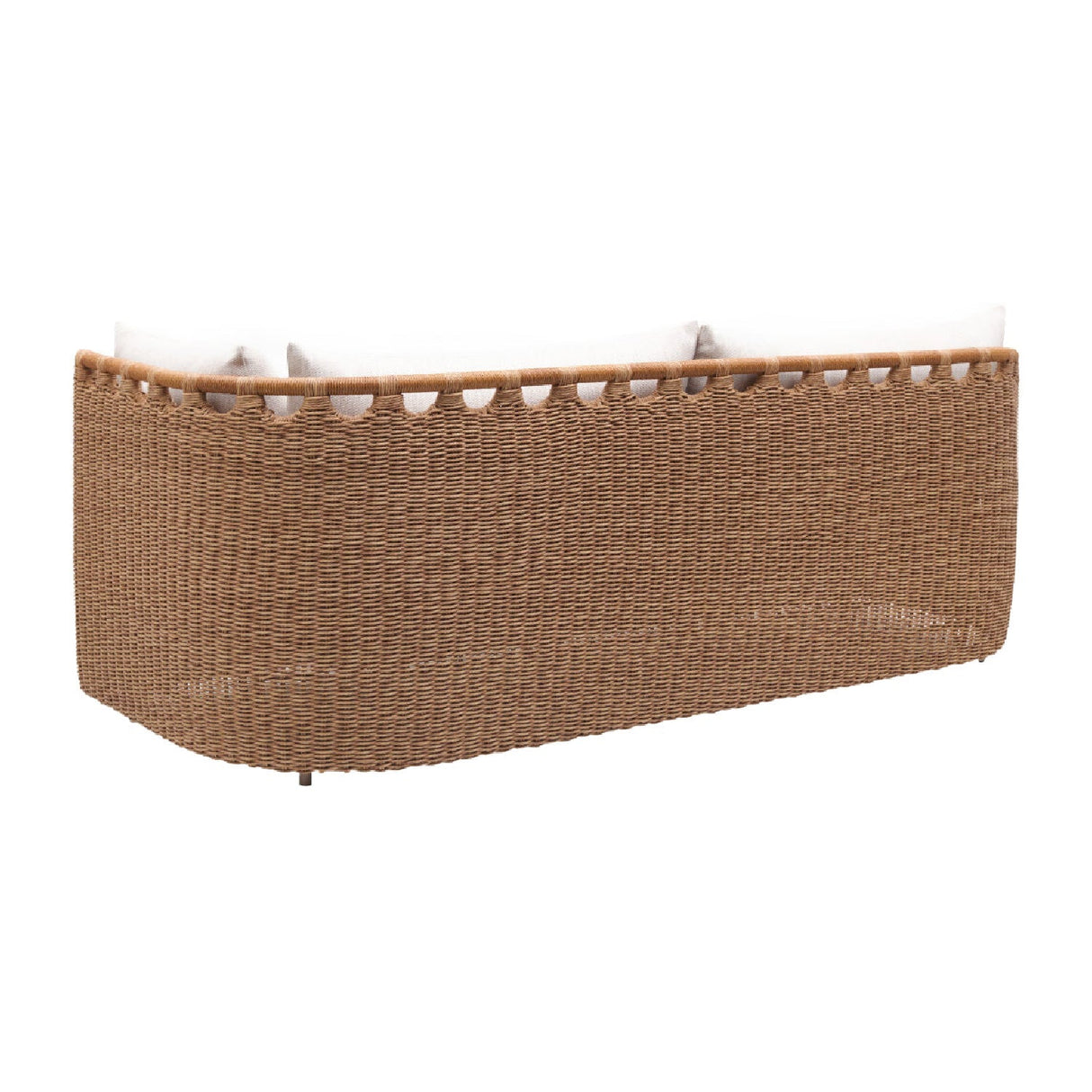 Modern European furniture - Hand-Woven Wicker Outdoor Sectional Sofa - www.oroa.com