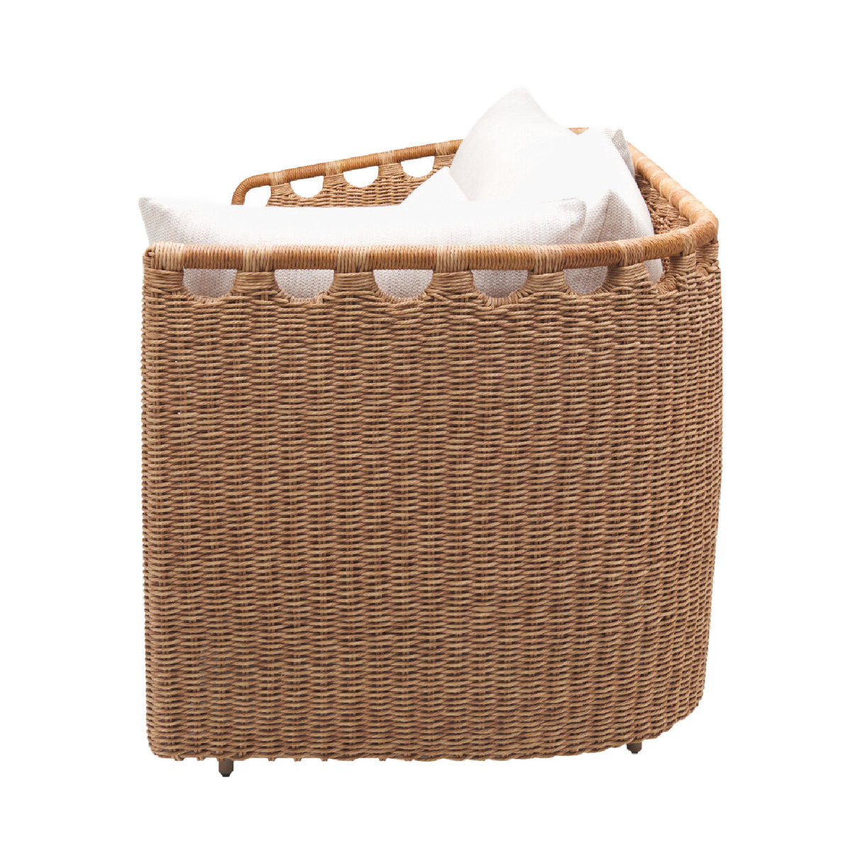 Modern European furniture - Hand-Woven Wicker Outdoor Sectional Sofa - www.oroa.com
