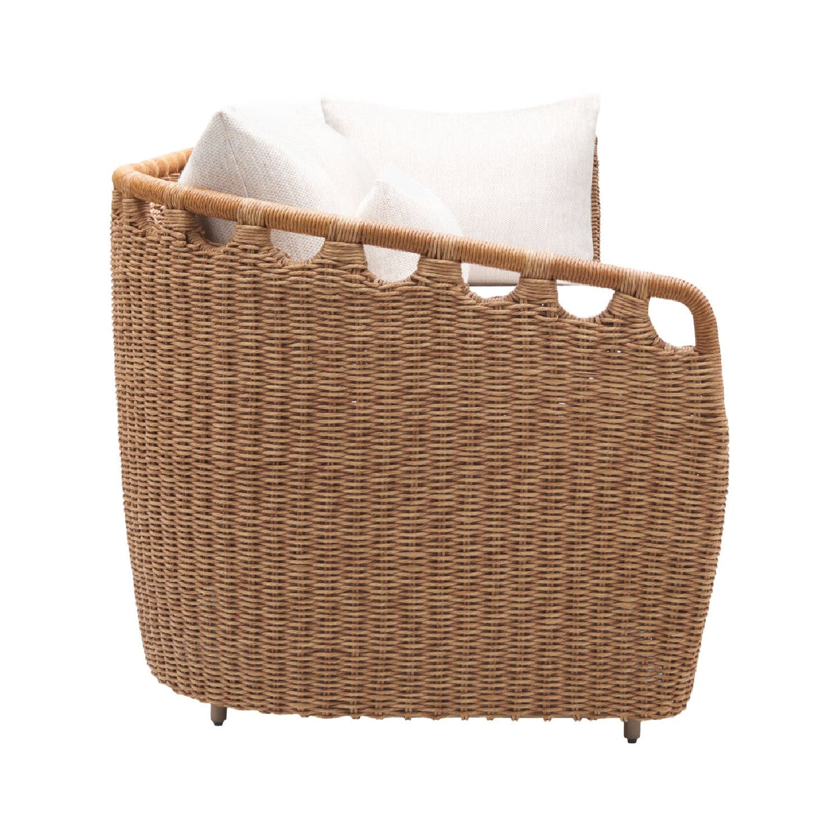 Modern European furniture - Hand-Woven Wicker Outdoor Sectional Sofa - www.oroa.com