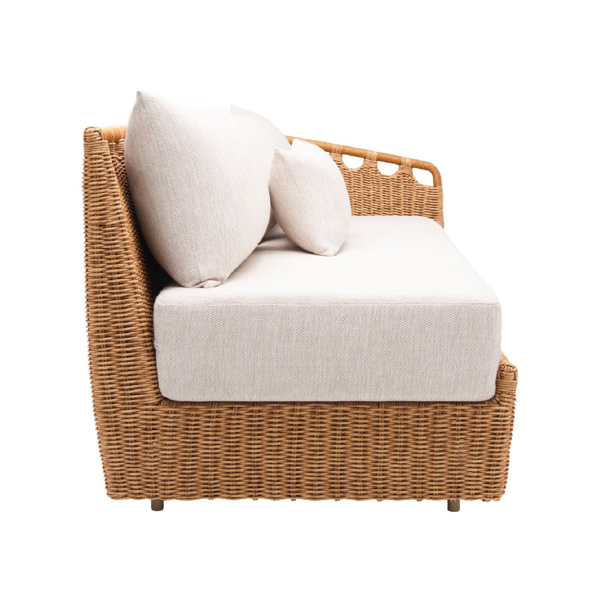 Modern European furniture - Hand-Woven Wicker Outdoor Sectional Sofa - www.oroa.com