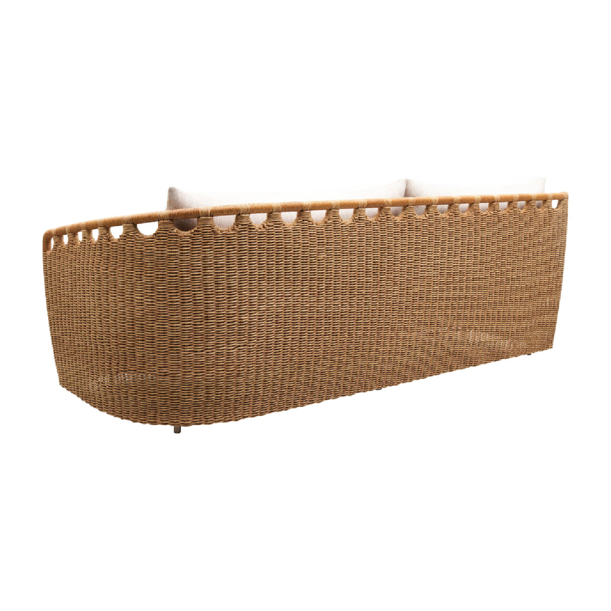 Modern European furniture - Hand-Woven Wicker Outdoor Sectional Sofa - www.oroa.com