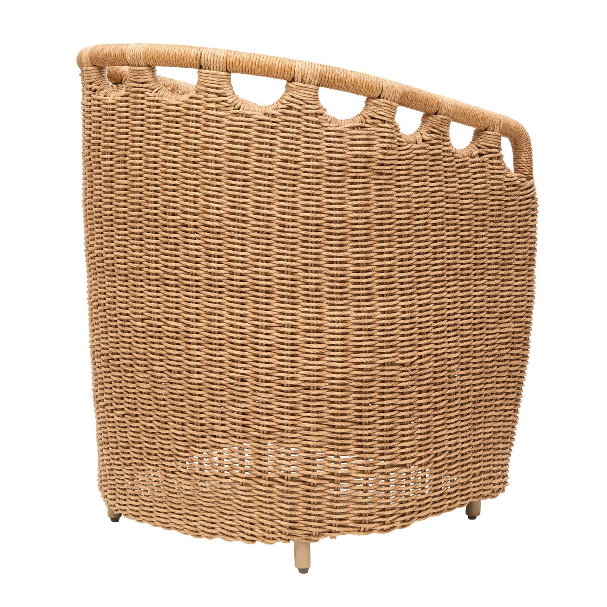 Modern European furniture - Hand-Woven Wicker Outdoor Dining Chair - www.oroa.com