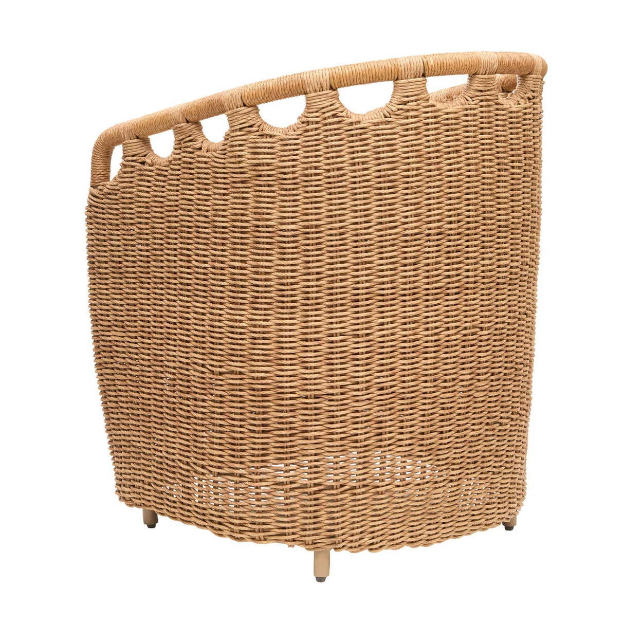 Modern European furniture - Hand-Woven Wicker Outdoor Dining Chair - www.oroa.com