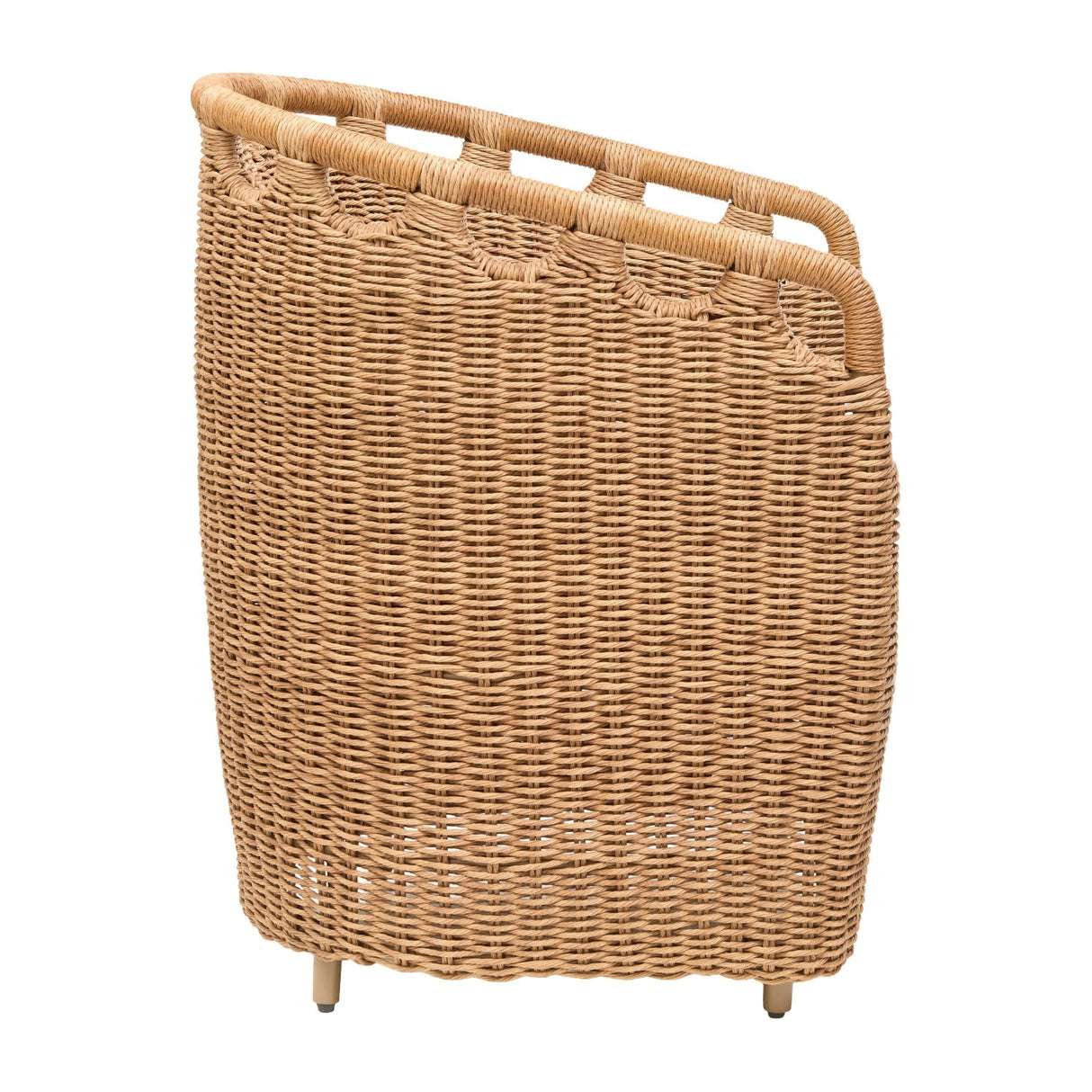 Modern European furniture - Hand-Woven Wicker Outdoor Dining Chair - www.oroa.com