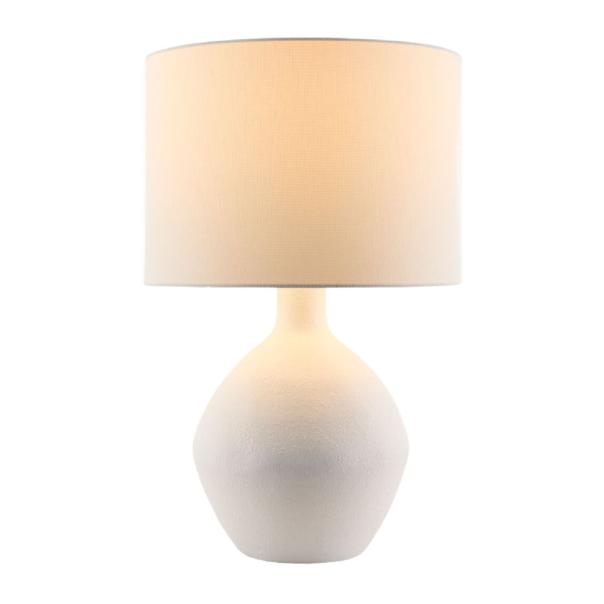 Modern European furniture - Linen Shade Ceramic Table Lamp - www.oroa.com