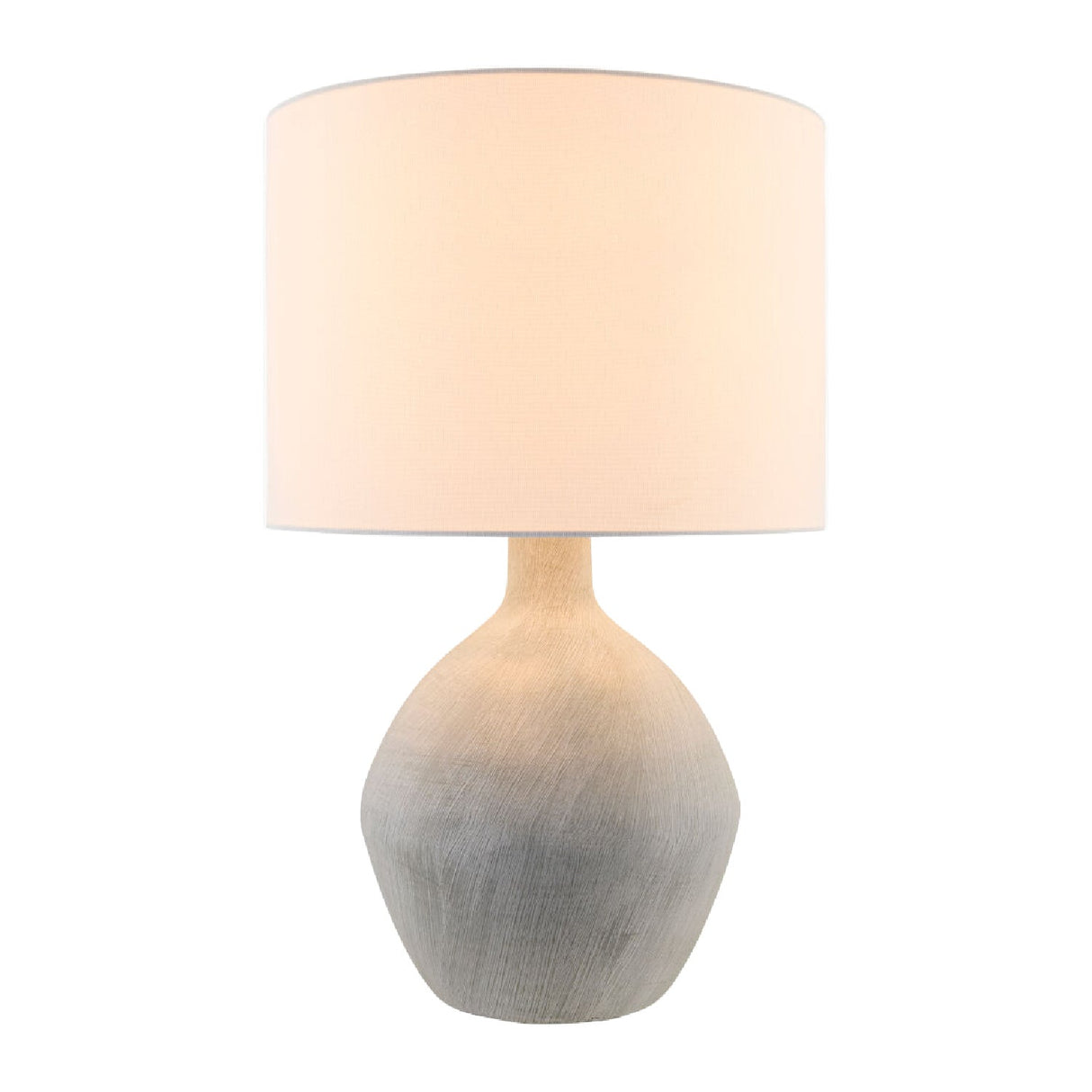 Modern European furniture - Linen Shade Ceramic Table Lamp - www.oroa.com