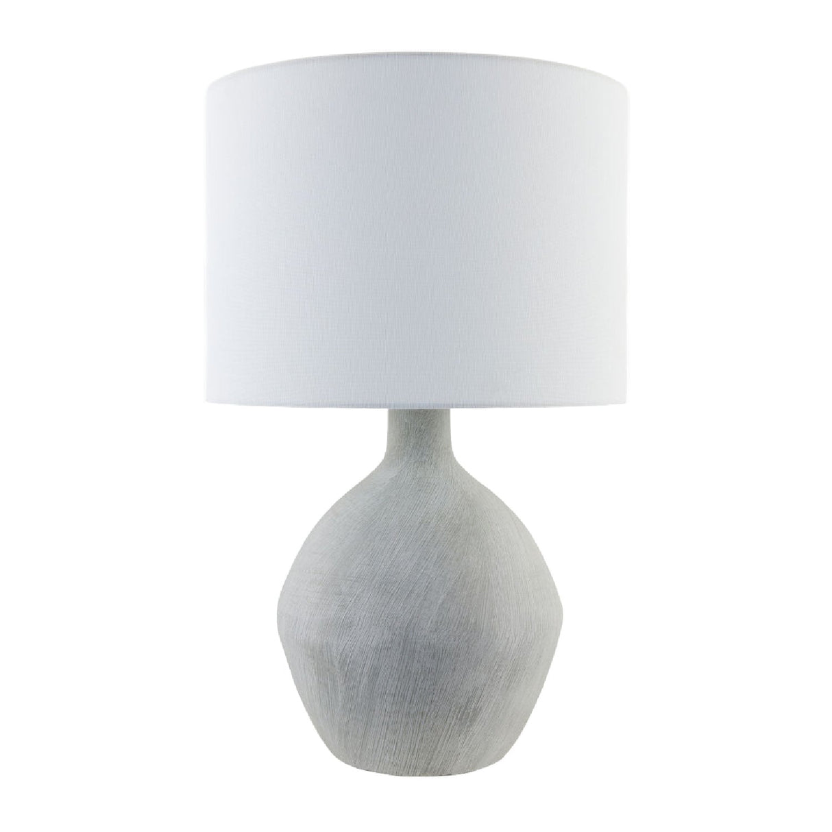 Modern European furniture - Linen Shade Ceramic Table Lamp - www.oroa.com
