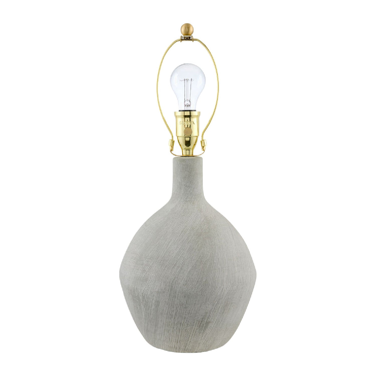 Modern European furniture - Linen Shade Ceramic Table Lamp - www.oroa.com