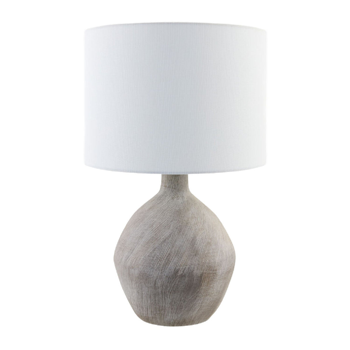 Modern European furniture - Linen Shade Ceramic Table Lamp - www.oroa.com