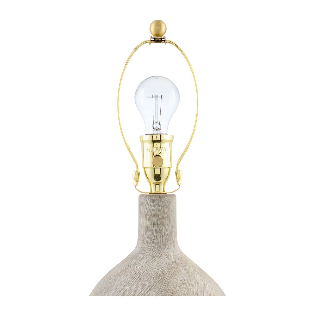 Modern European furniture - Linen Shade Ceramic Table Lamp - www.oroa.com