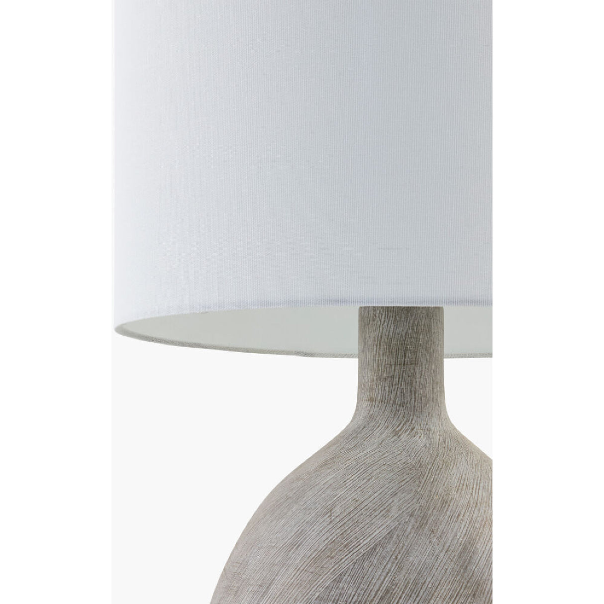 Modern European furniture - Linen Shade Ceramic Table Lamp - www.oroa.com | Oroa.com