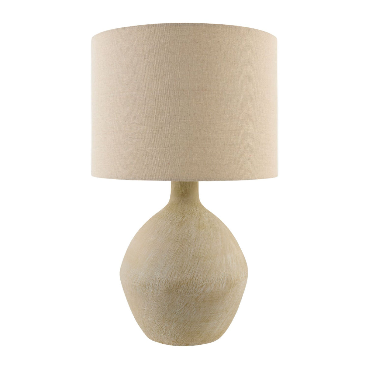 Modern European furniture - Linen Shade Ceramic Table Lamp - www.oroa.com