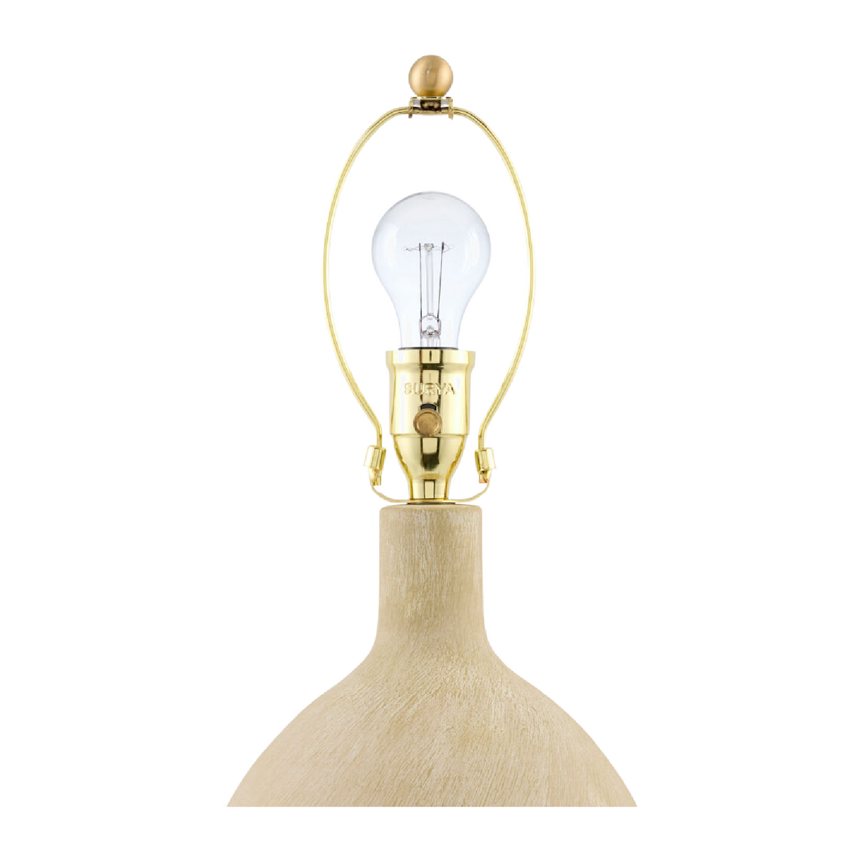 Modern European furniture - Linen Shade Ceramic Table Lamp - www.oroa.com