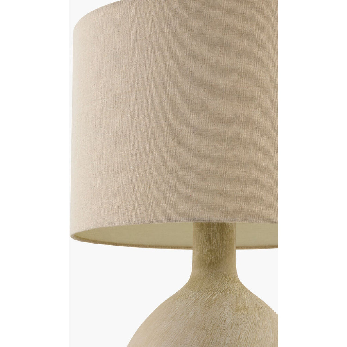 Modern European furniture - Linen Shade Ceramic Table Lamp - www.oroa.com