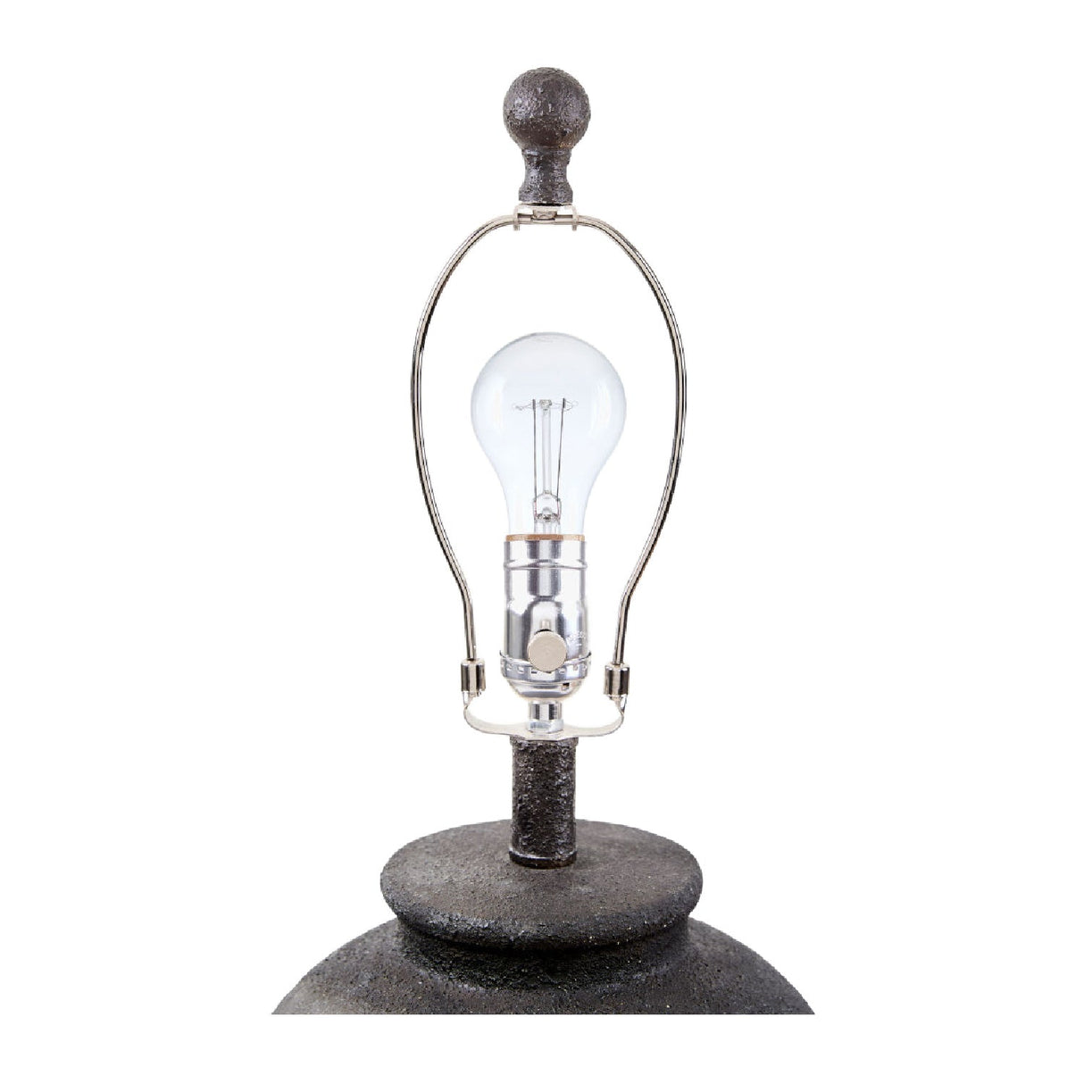 Modern European furniture - Brown Rattan Ceramic Table Lamp - www.oroa.com
