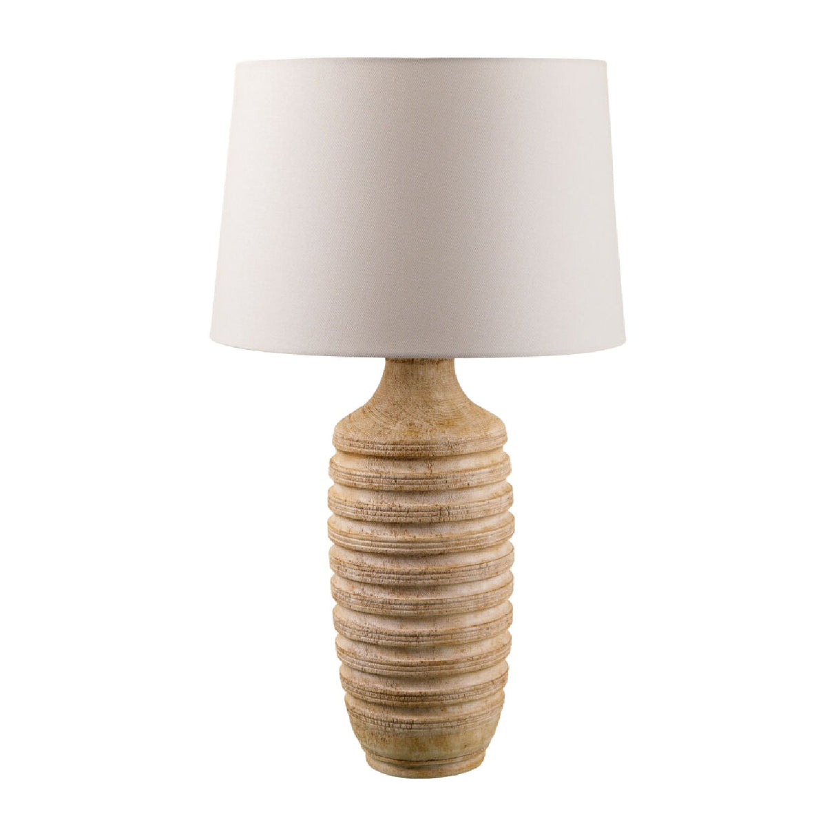 Modern European furniture - Brown Base Linen Table Lamp - www.oroa.com