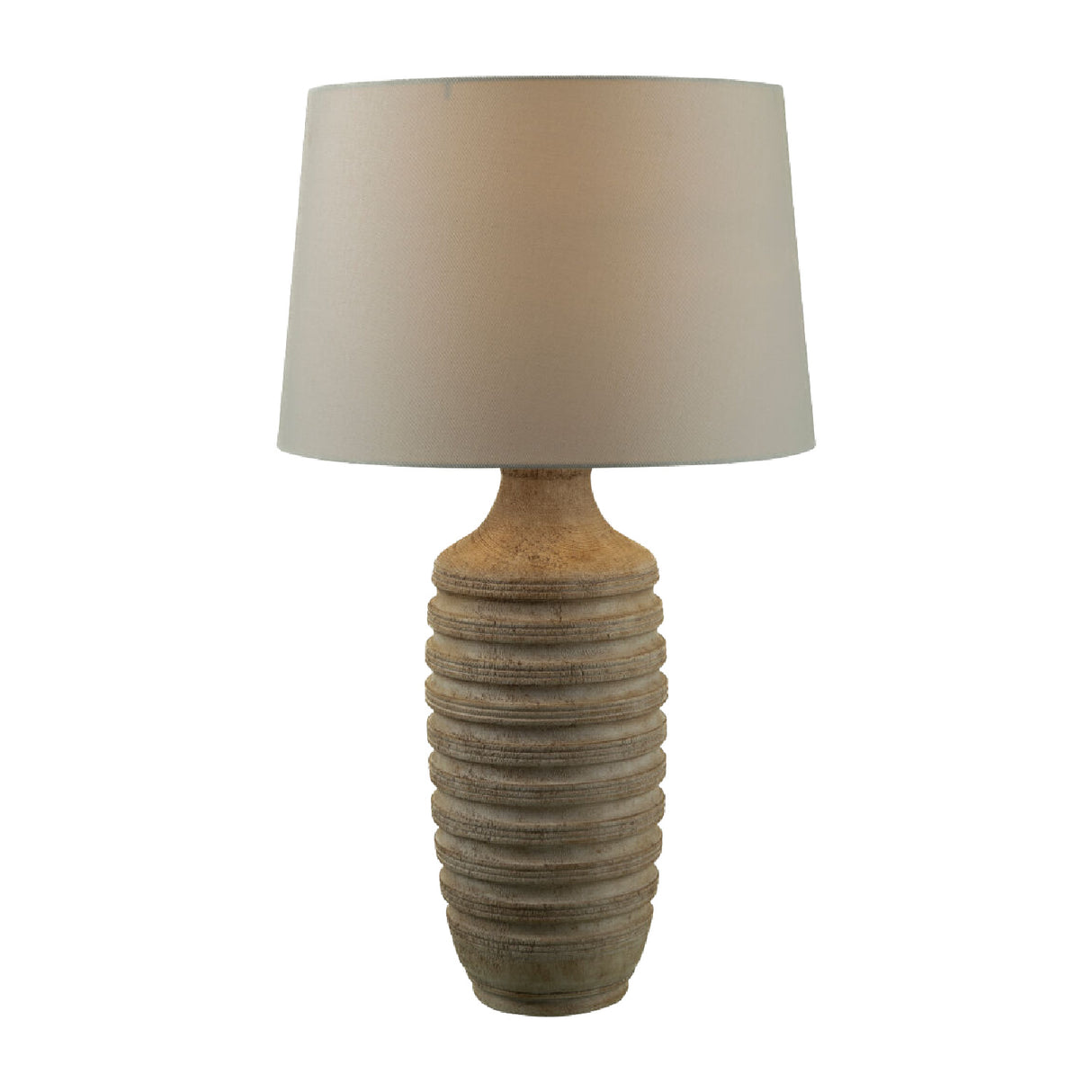 Modern European furniture - Brown Base Linen Table Lamp - www.oroa.com