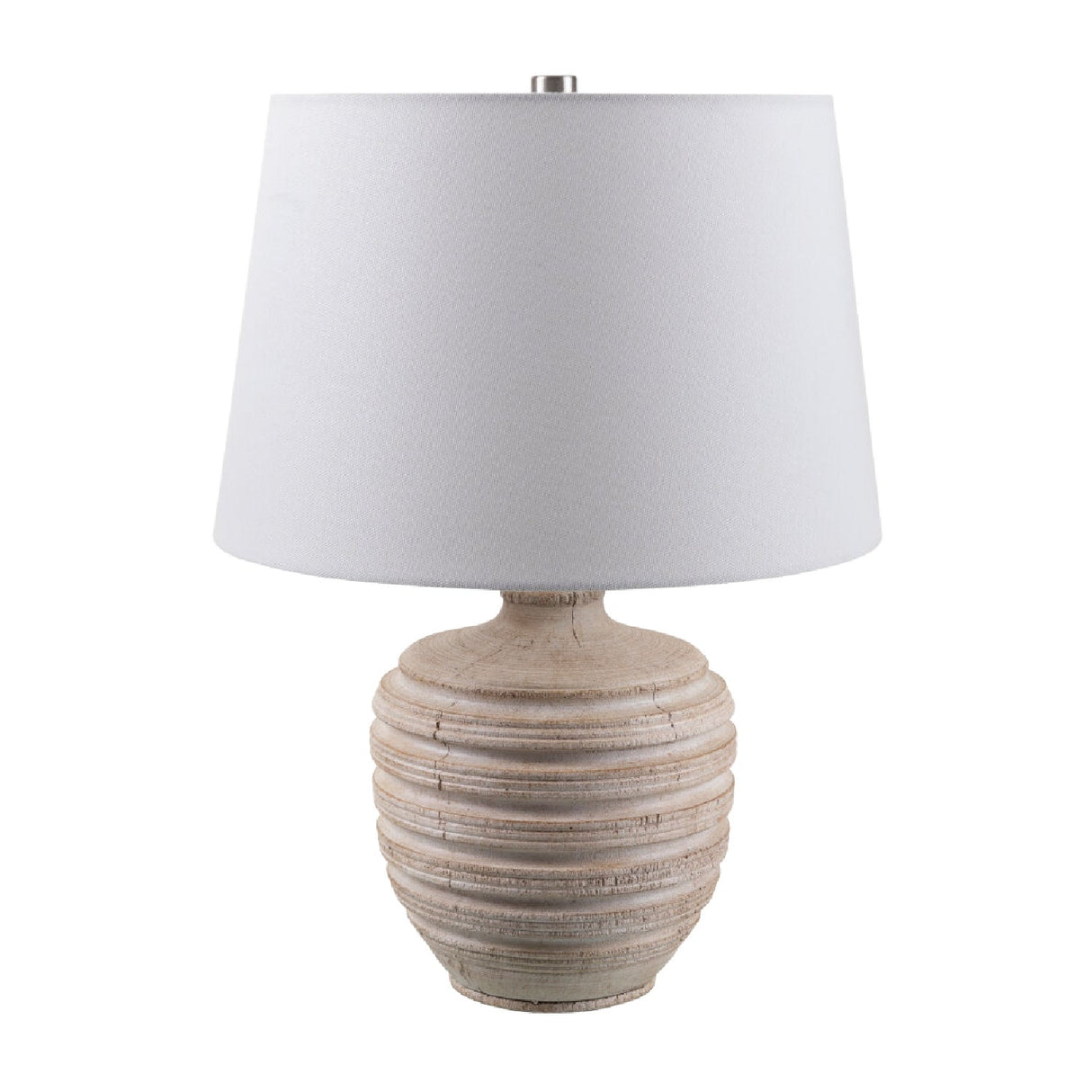 Modern European furniture - Brown Base Linen Table Lamp - www.oroa.com
