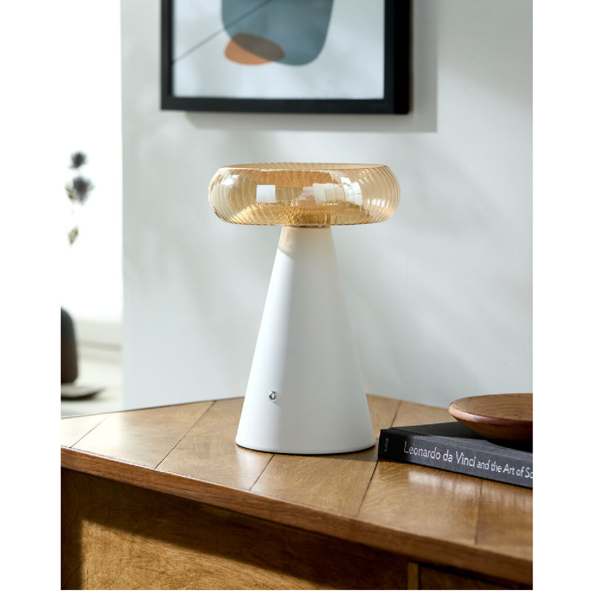 Modern European furniture - Champagne Glass Accent Table Lamp - www.oroa.com