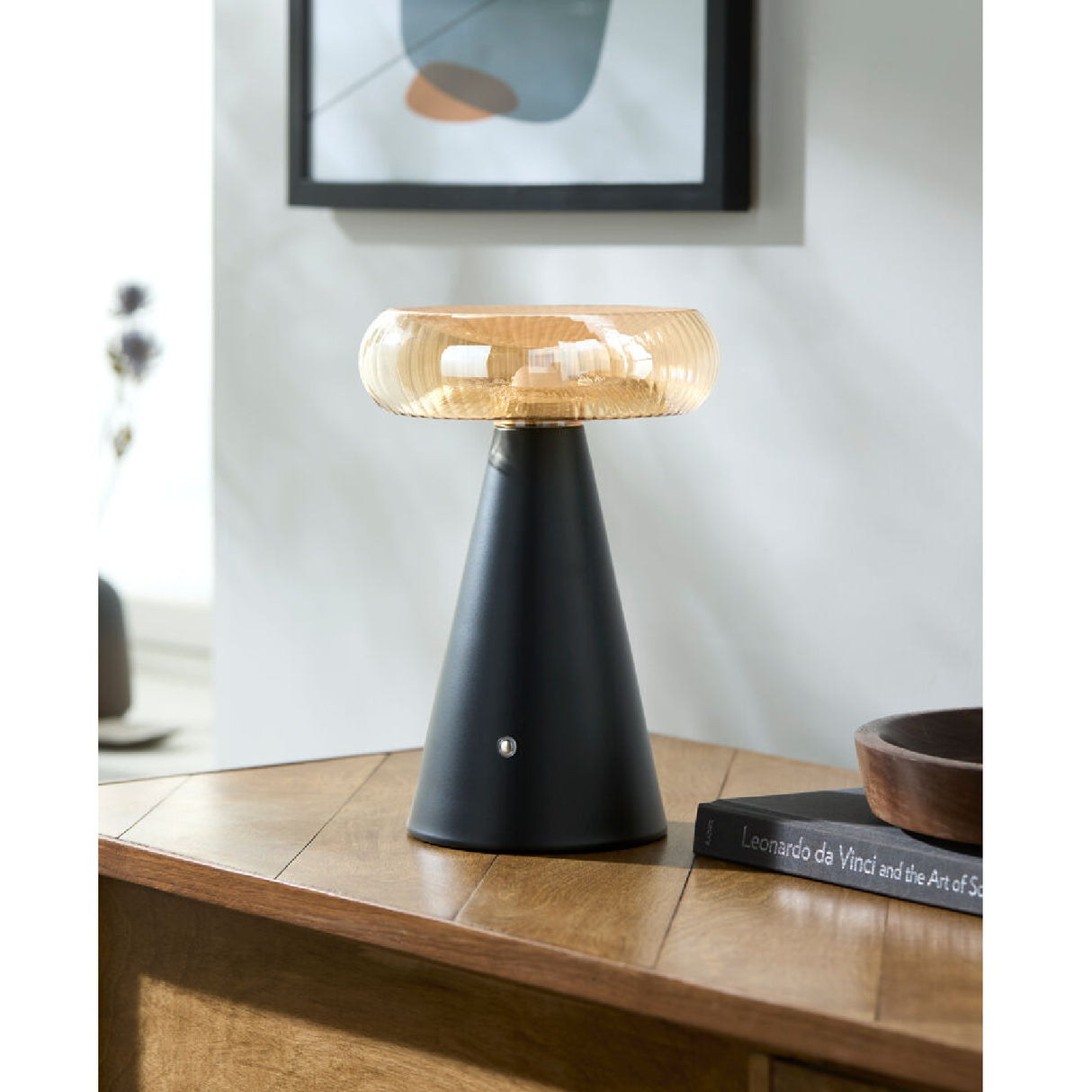 Modern European furniture - Champagne Glass Accent Table Lamp - www.oroa.com