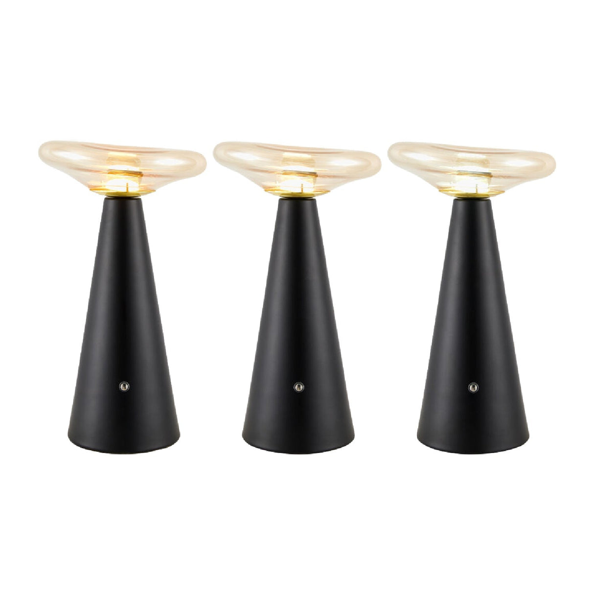 Modern European furniture - Clear Glass Accent Table Lamp - www.oroa.com