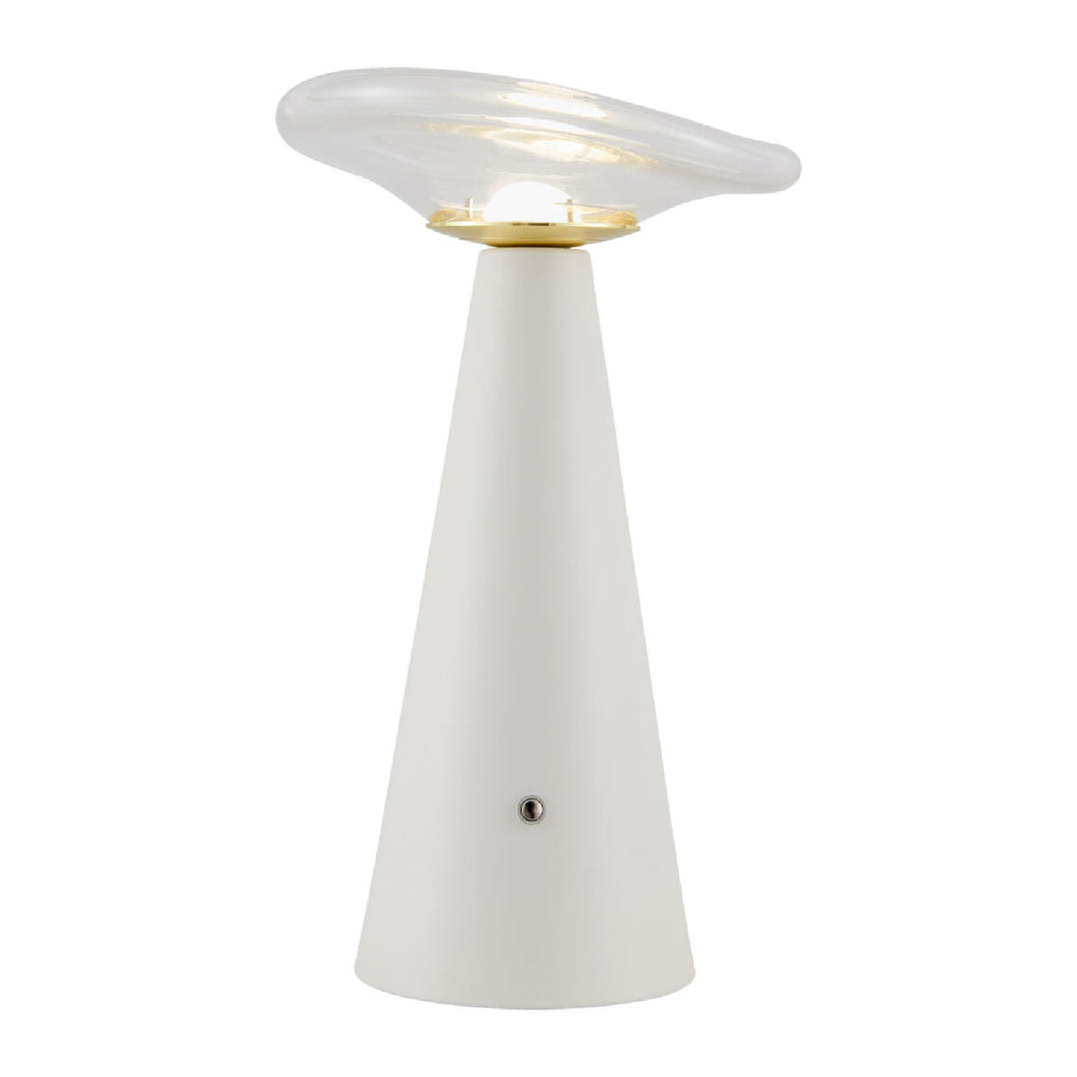 Modern European furniture - Clear Glass Accent Table Lamp - www.oroa.com
