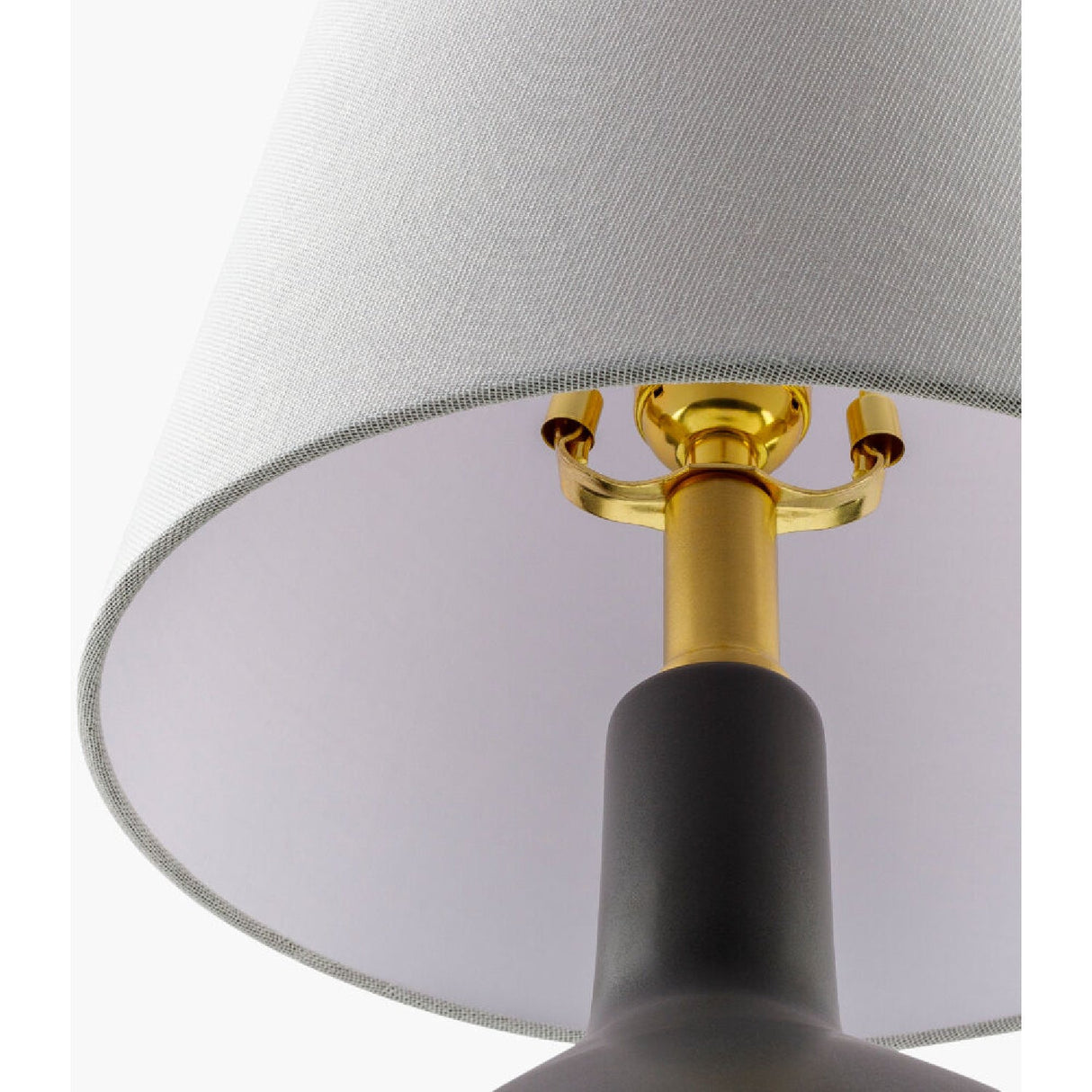 Modern European furniture - Tall Linen Shade Table Lamp - www.oroa.com