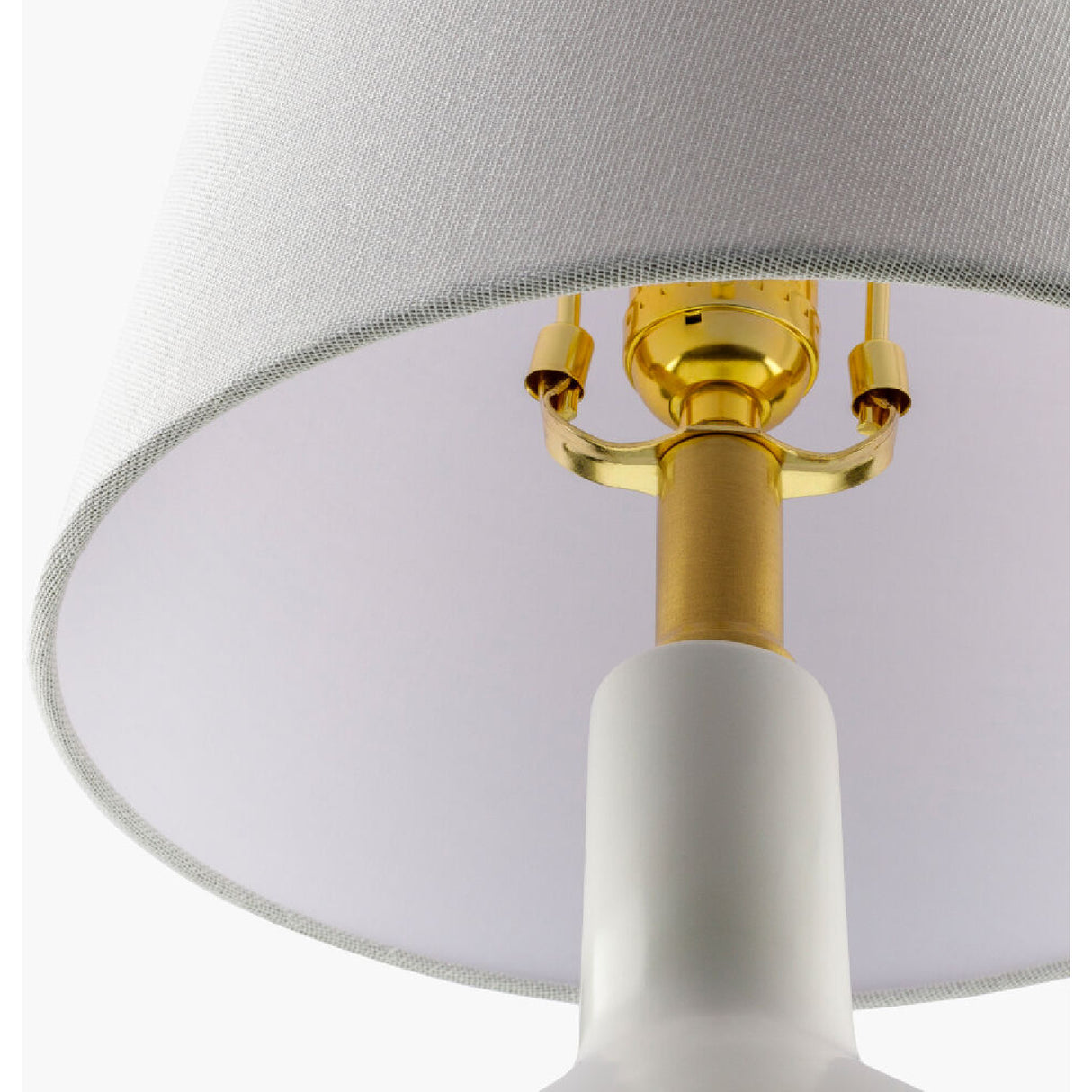 Modern European furniture - Tall Linen Shade Table Lamp - www.oroa.com