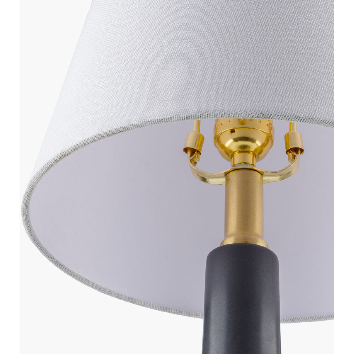 Modern European furniture - Tall Linen Shade Table Lamp - www.oroa.com