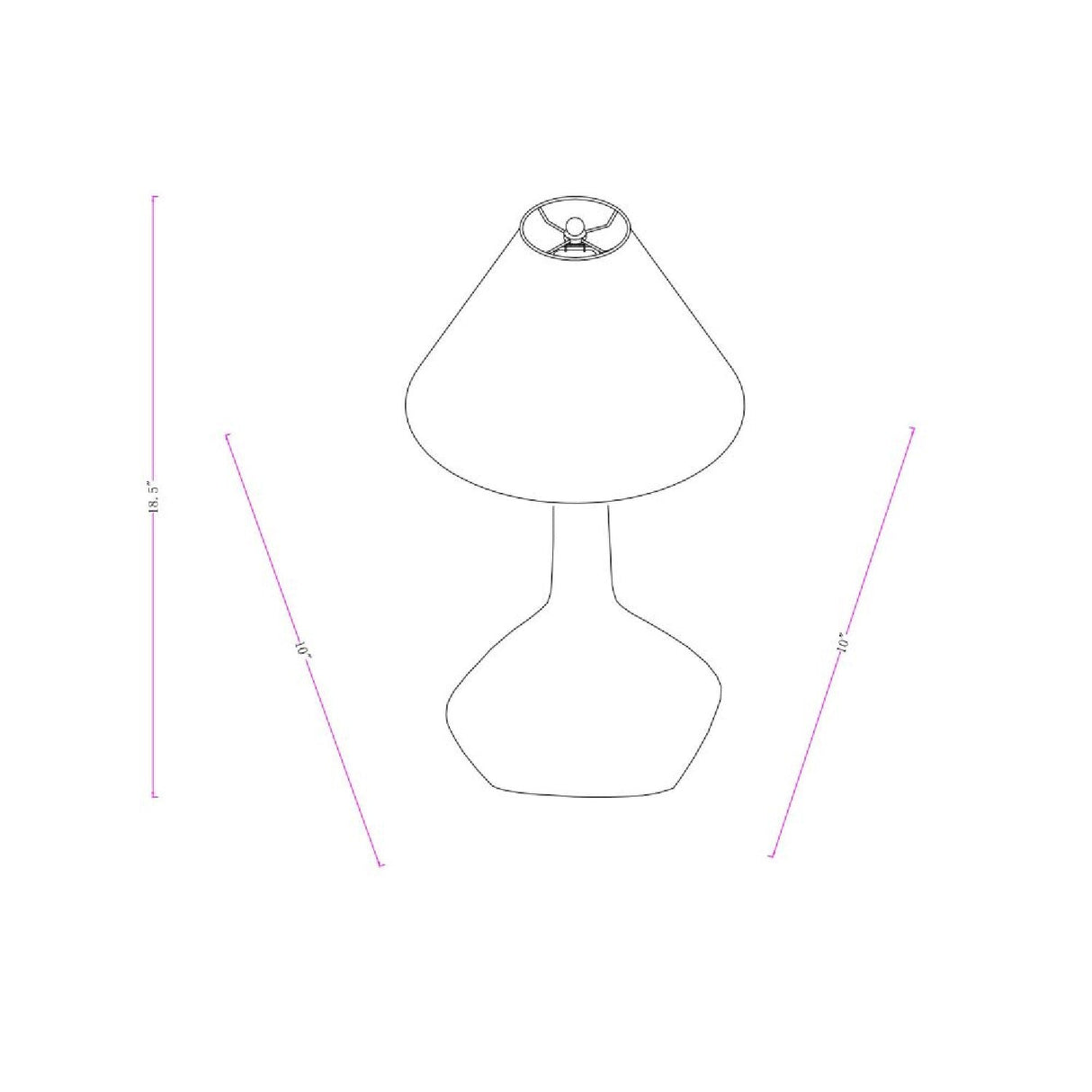 Modern European furniture - Tall Linen Shade Table Lamp - www.oroa.com