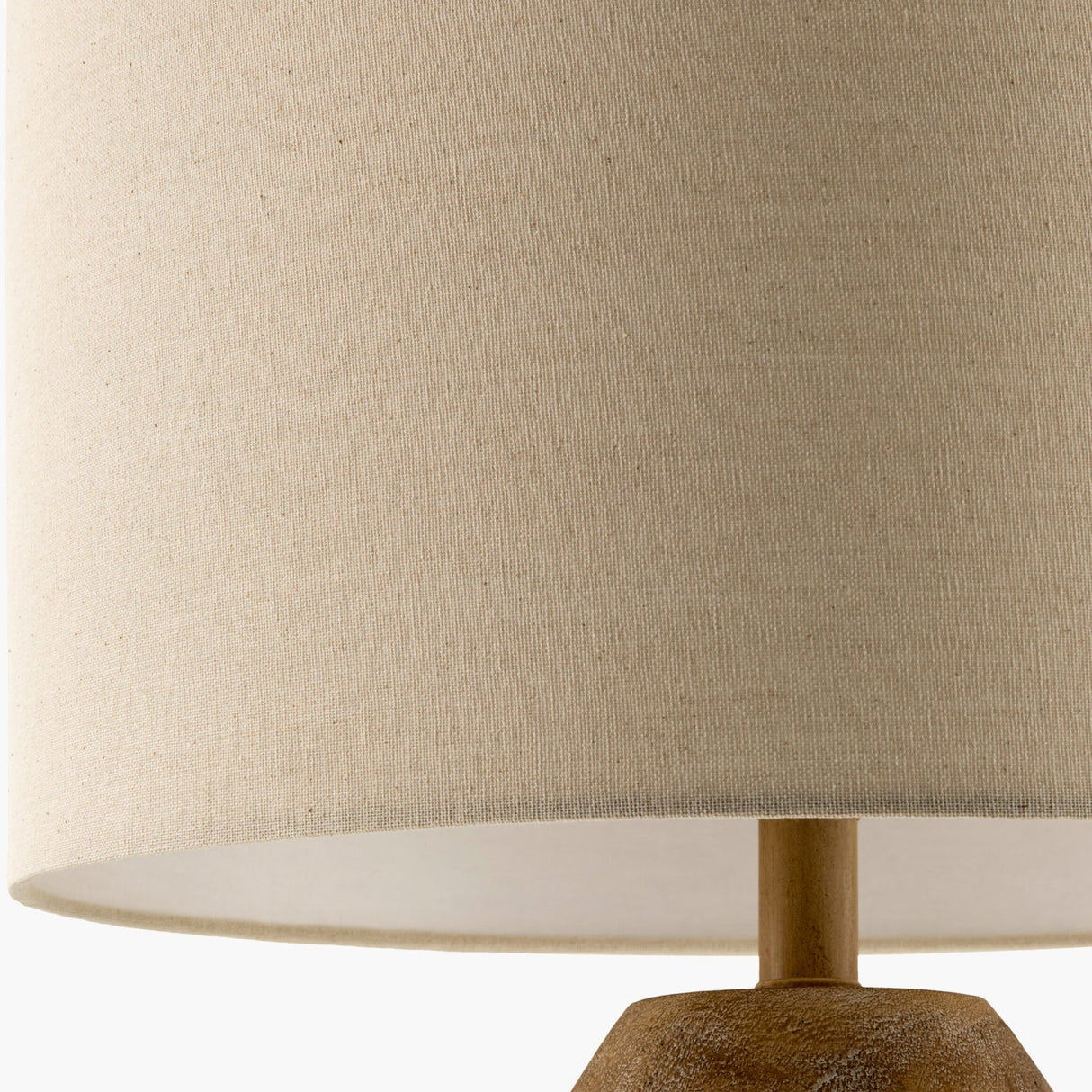 Modern European furniture - Geometrical Base Linen Table Lamp - www.oroa.com