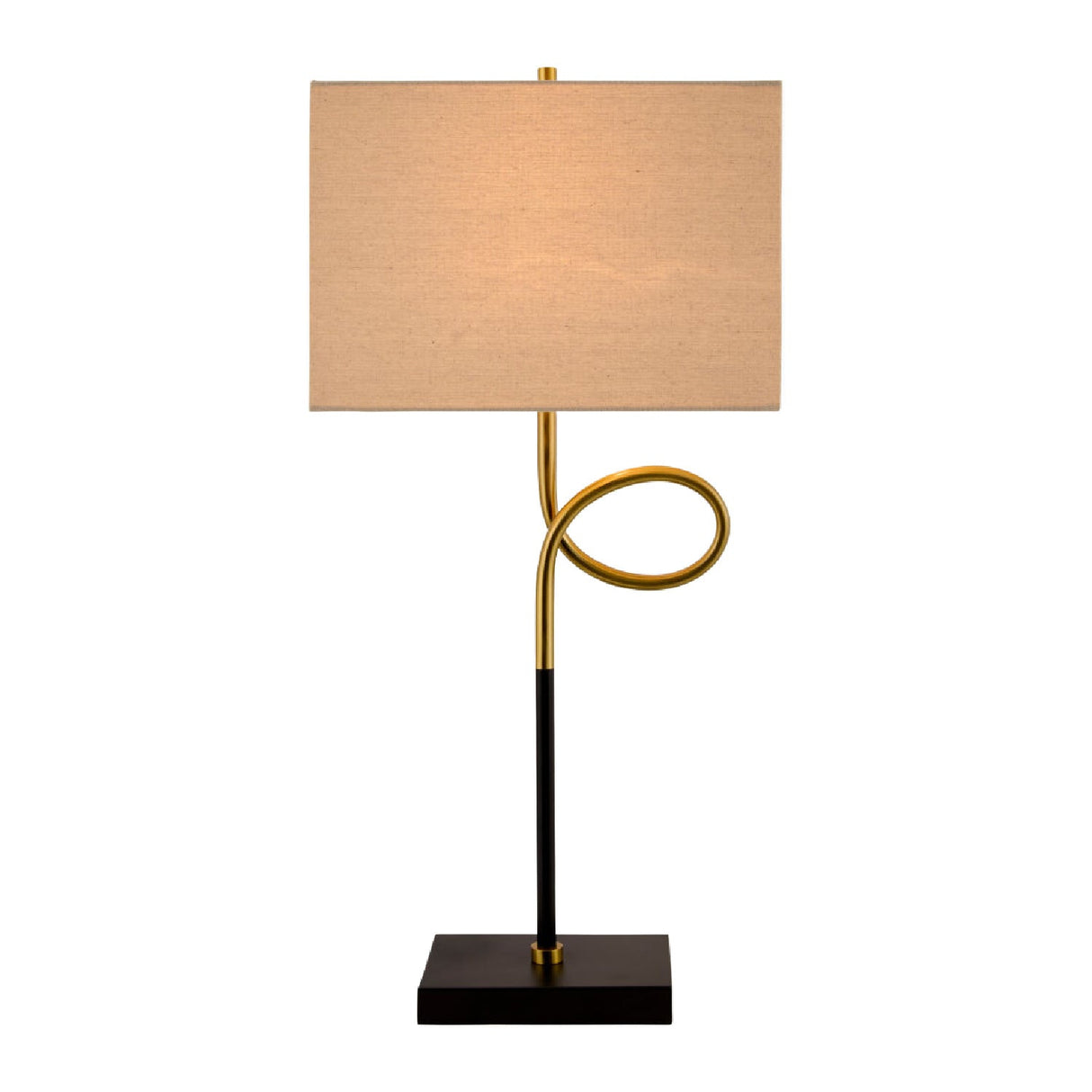 Modern European furniture - Twisted Iron Accent Table Lamp - www.oroa.com