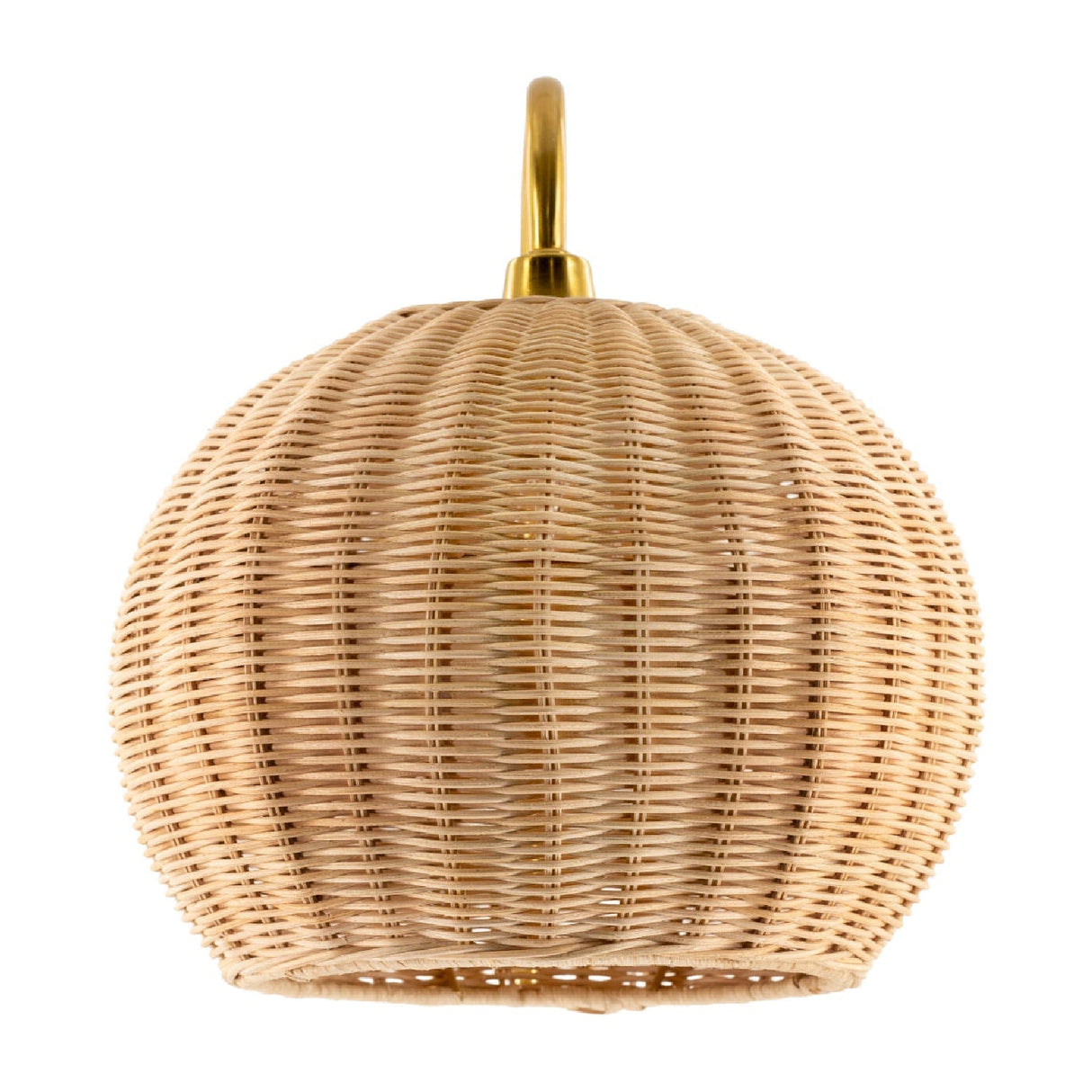 Modern European furniture - Round Rattan Wall Lamp - www.oroa.com