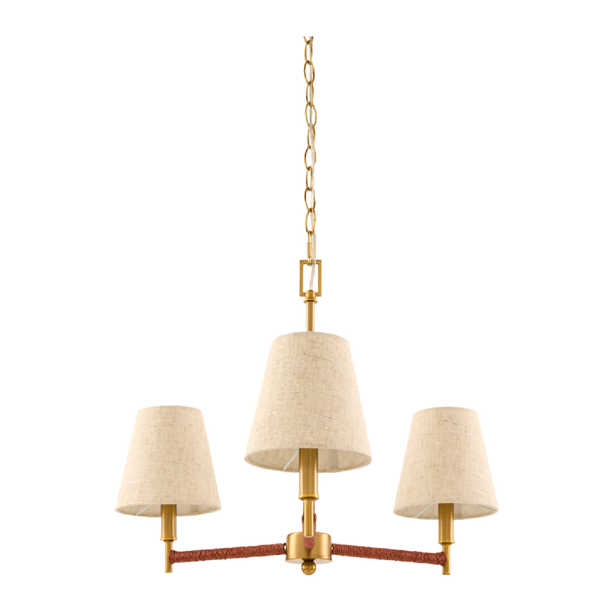 Modern European furniture - Gold Armed Chandelier - www.oroa.com
