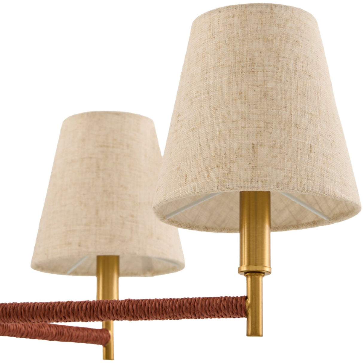 Modern European furniture - Gold Armed Chandelier - www.oroa.com