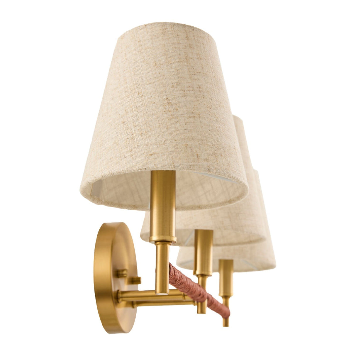Modern European furniture - Gold Armed Wall Lamp - www.oroa.com