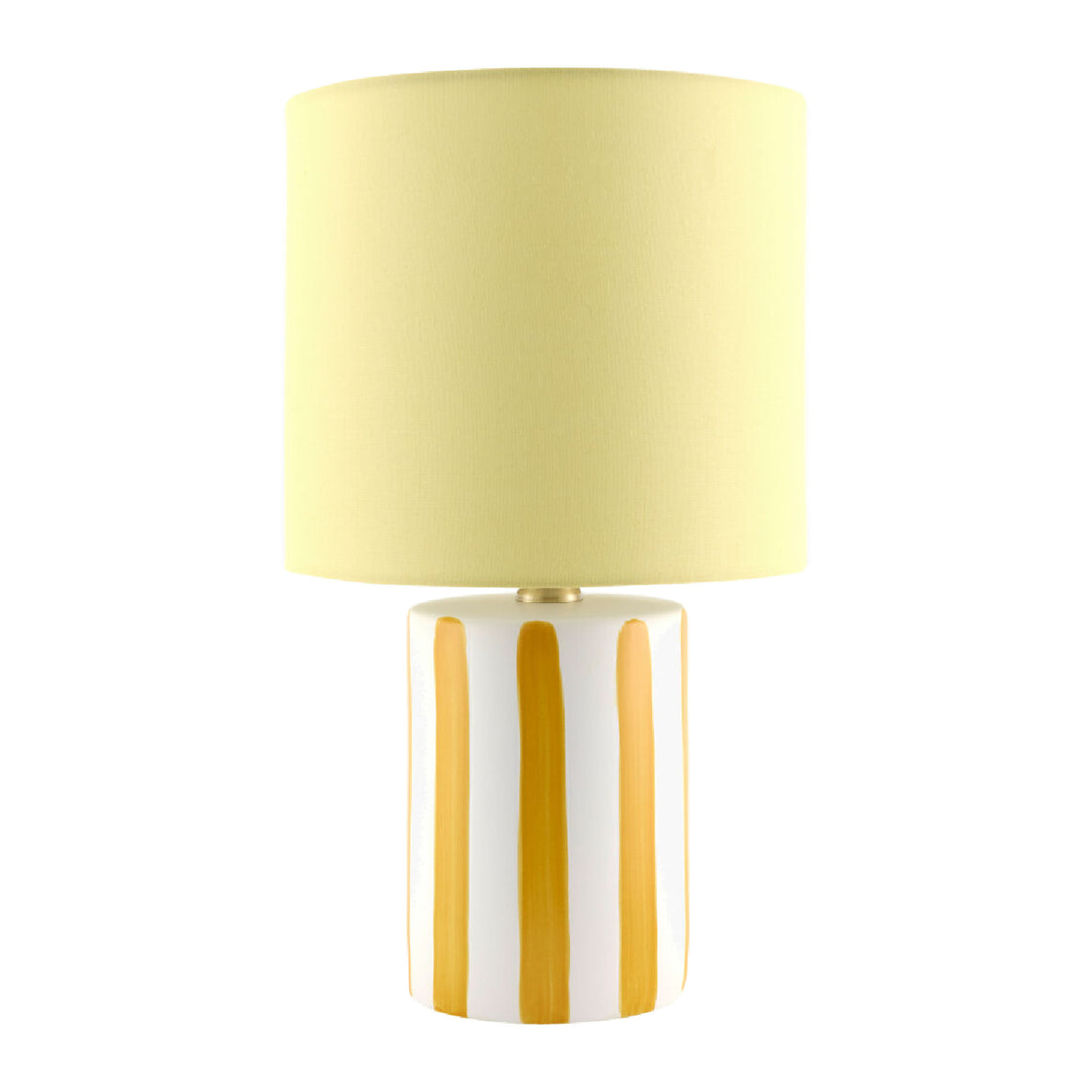 Modern European furniture - Striped Ceramic Linen Table Lamp - www.oroa.com