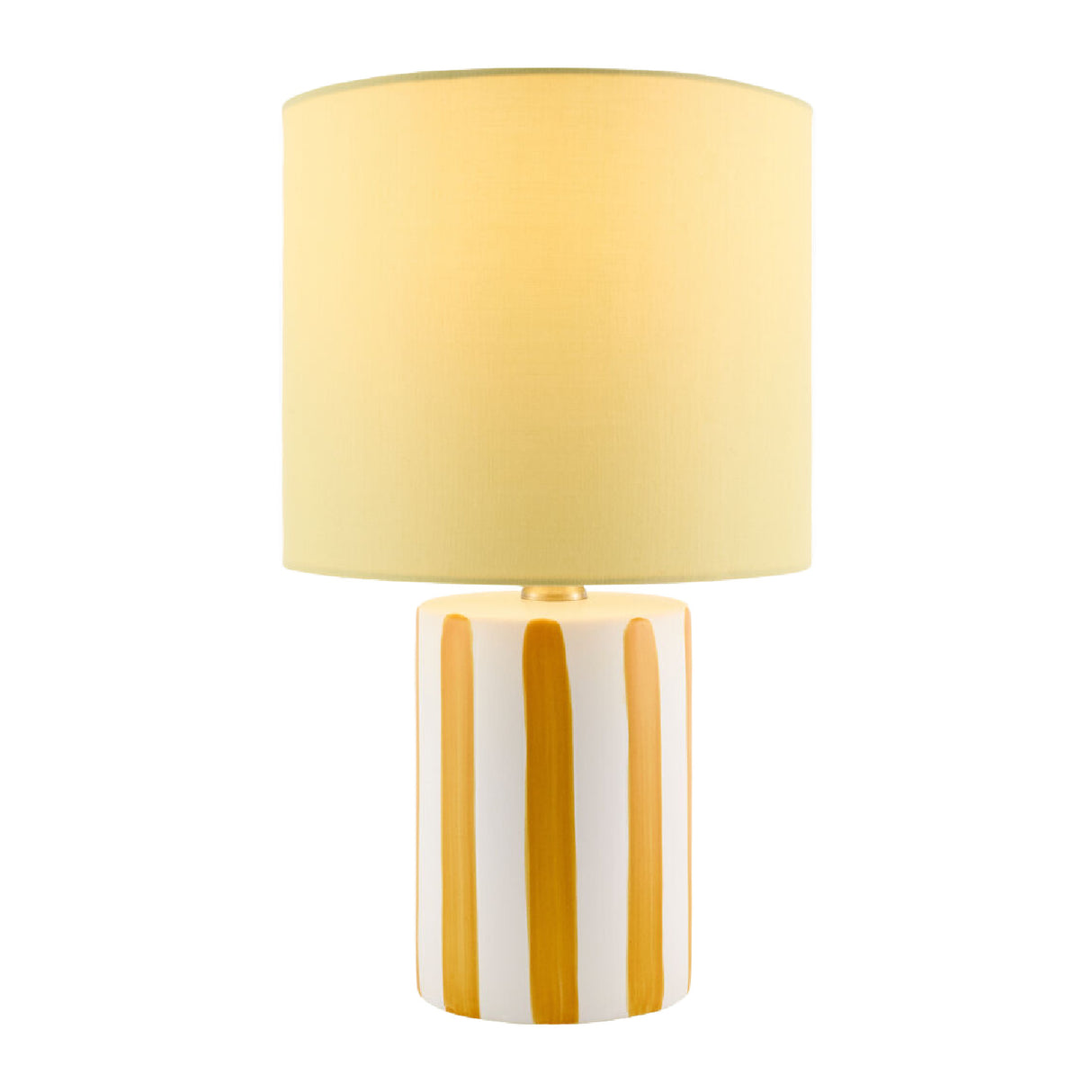 Modern European furniture - Striped Ceramic Linen Table Lamp - www.oroa.com