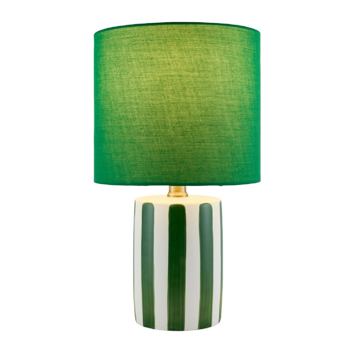 Modern European furniture - Striped Ceramic Linen Table Lamp - www.oroa.com