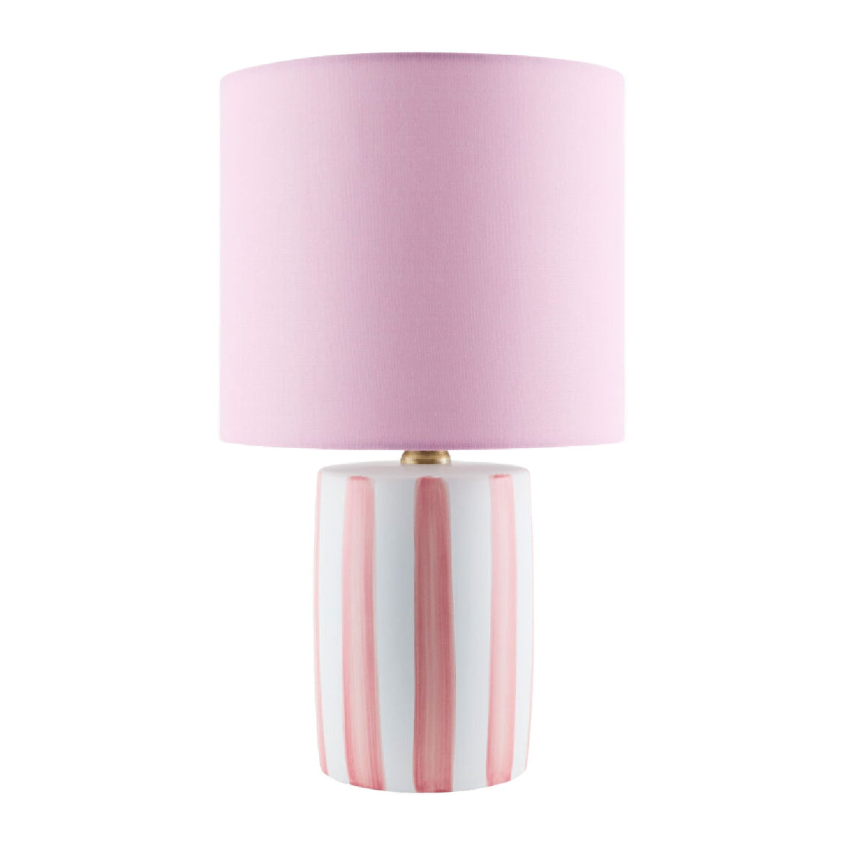 Modern European furniture - Striped Ceramic Linen Table Lamp - www.oroa.com