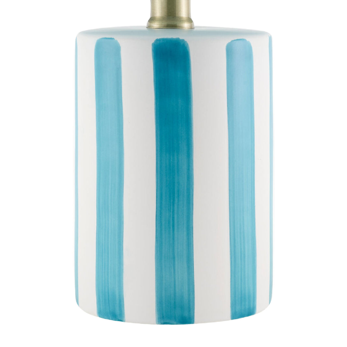 Modern European furniture - Striped Ceramic Linen Table Lamp - www.oroa.com
